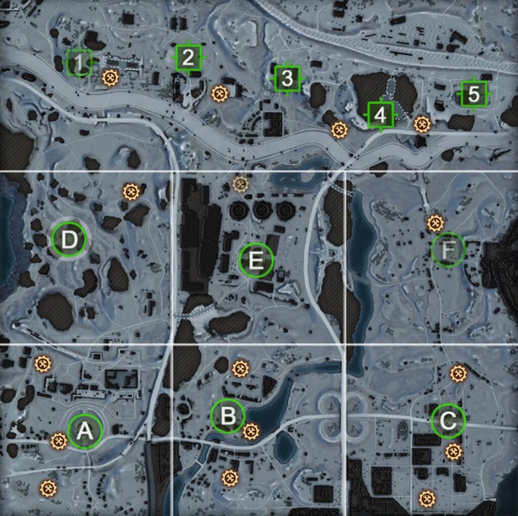 Kraftwerk Frontline Map