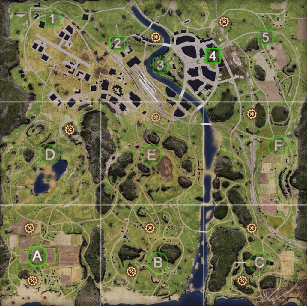 Normandie Frontline Map