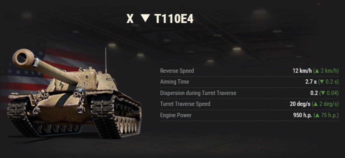 USA TD Line - T110E4