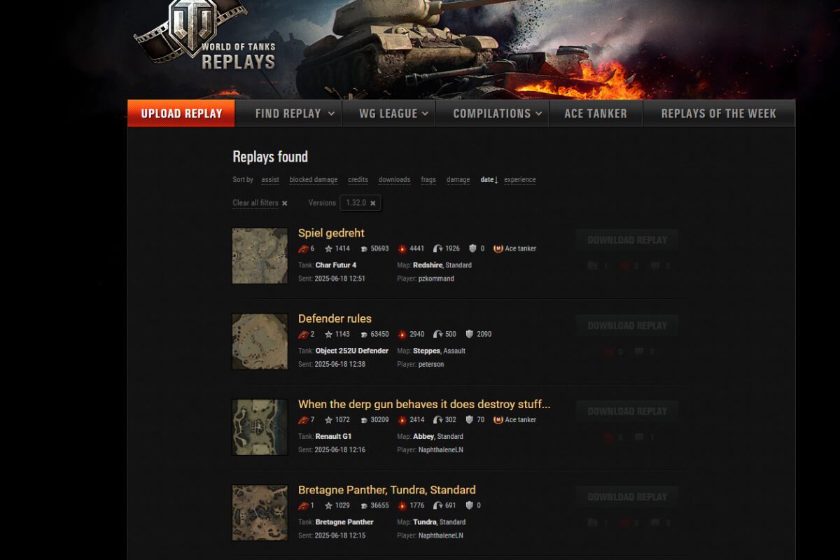World of Tanks Replays: Watch, Learn, Dominate